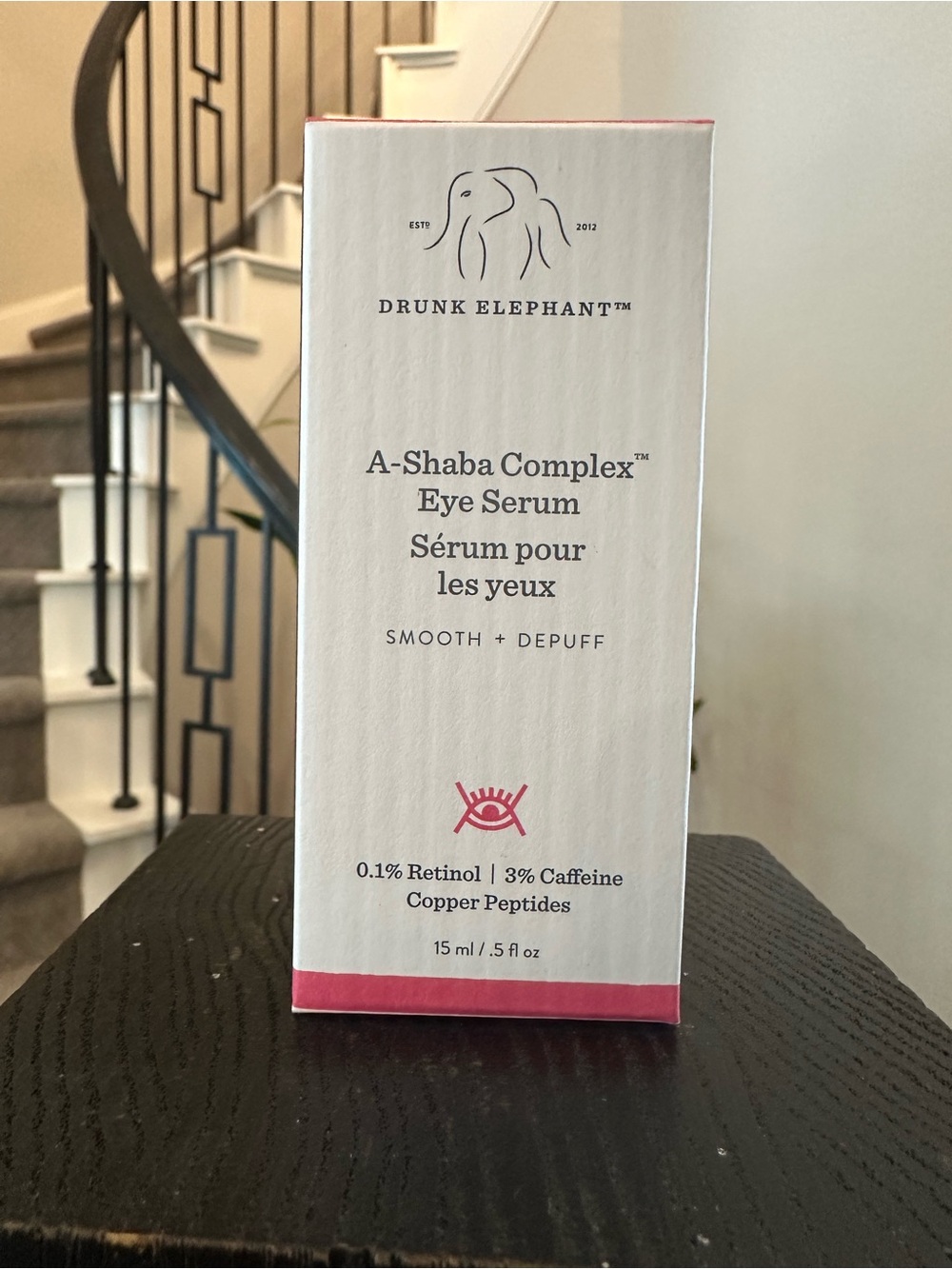 Drunk Elephant A-Shaba Complex Eye Serum – White & Pink